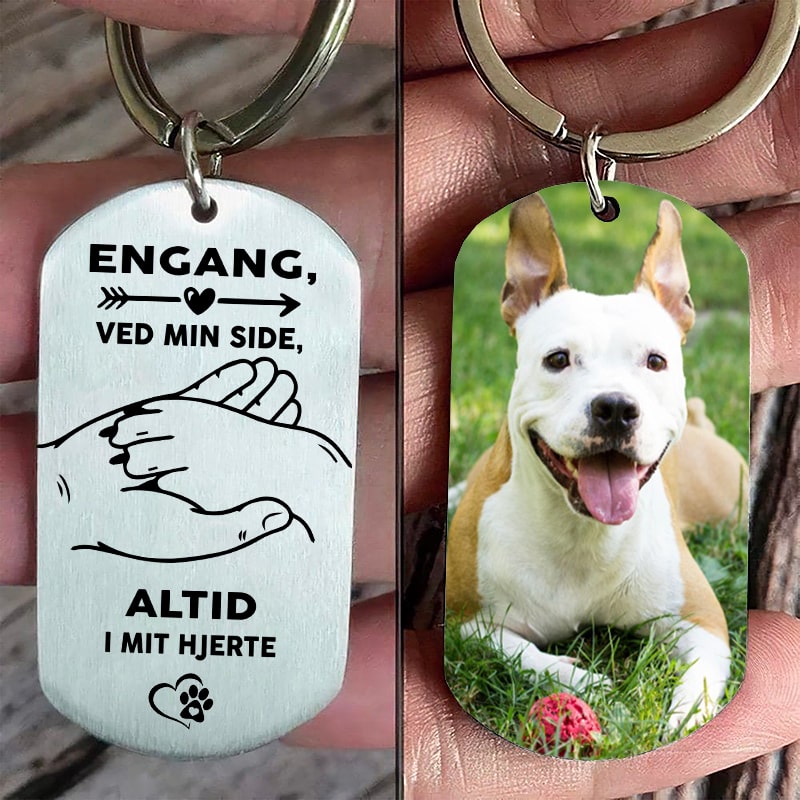 Personlig nøglering til minde om din hund